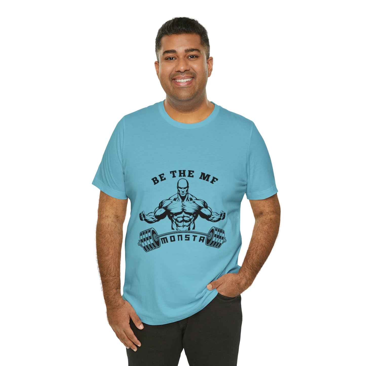 Be the MF MONSTA- Black Logo- Unisex Jersey Short Sleeve Tee