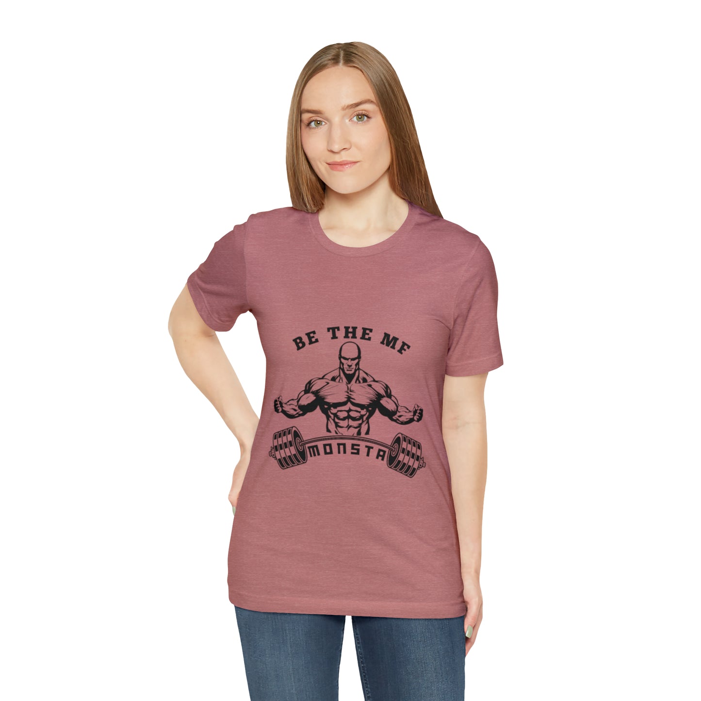 Be the MF MONSTA- Black Logo- Unisex Jersey Short Sleeve Tee