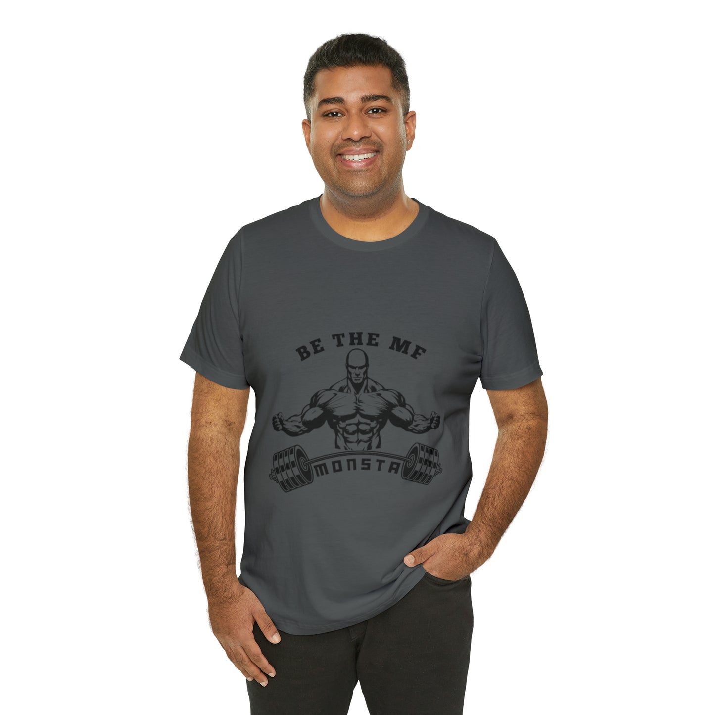 Be the MF MONSTA- Black Logo- Unisex Jersey Short Sleeve Tee