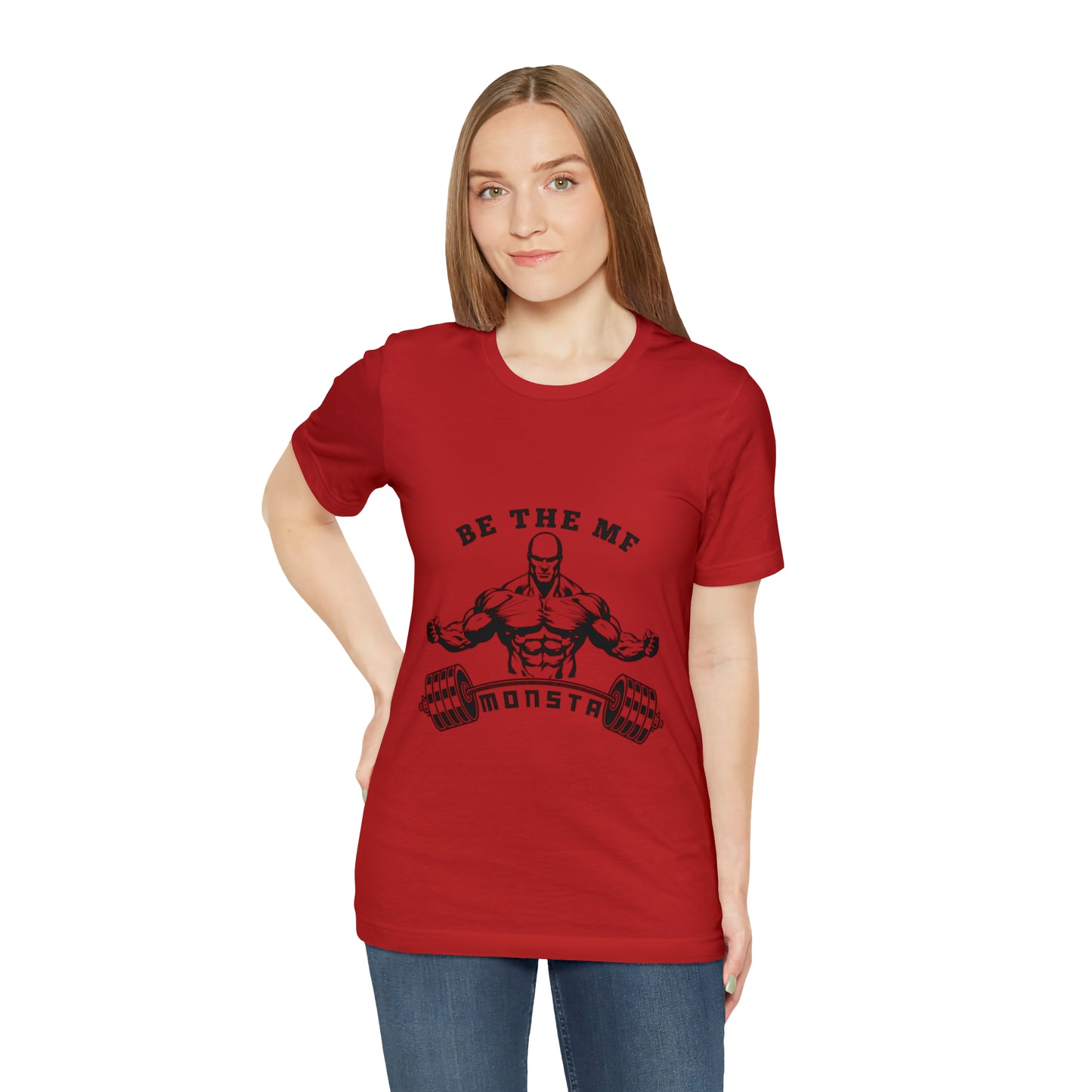 Be the MF MONSTA- Black Logo- Unisex Jersey Short Sleeve Tee