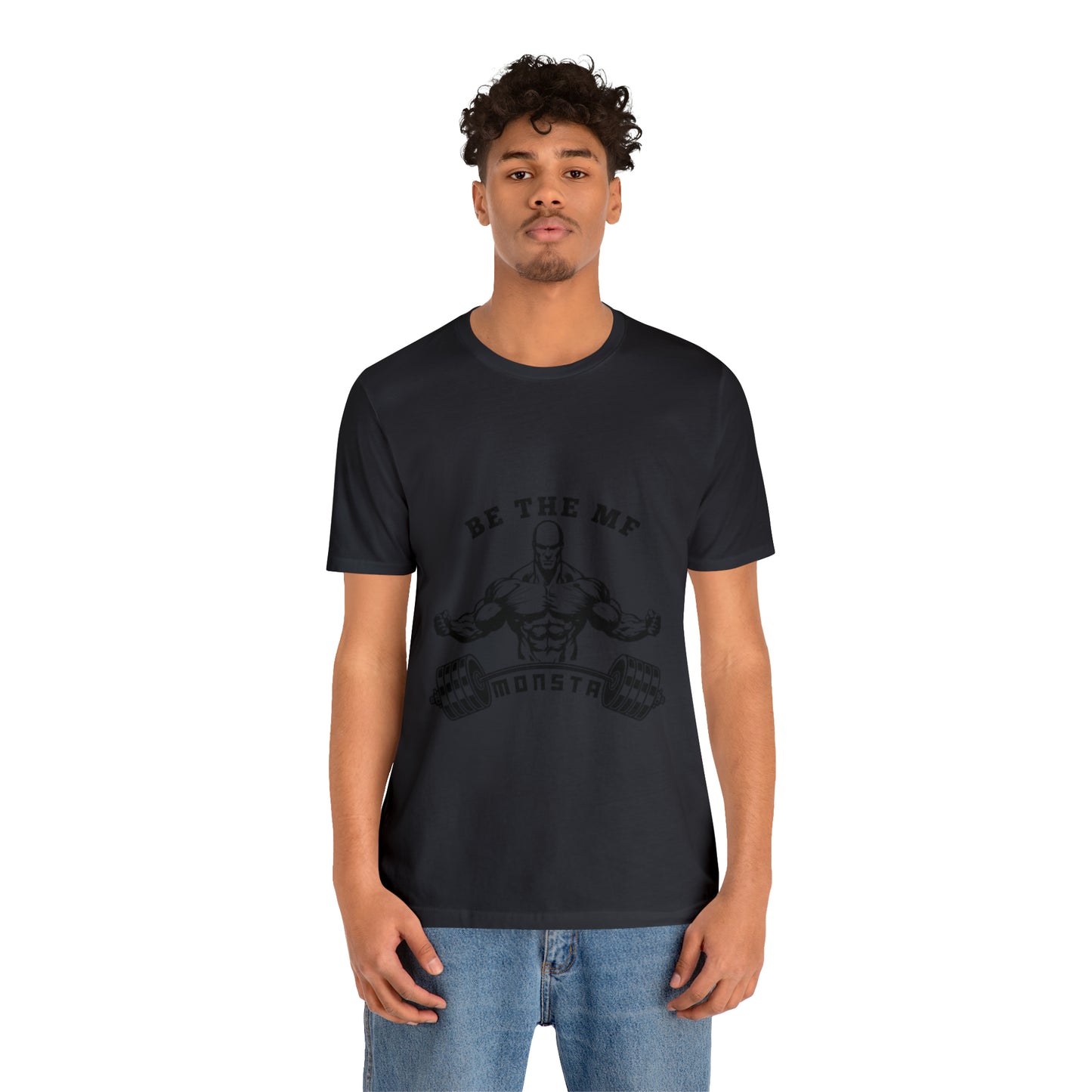 Be the MF MONSTA- Black Logo- Unisex Jersey Short Sleeve Tee