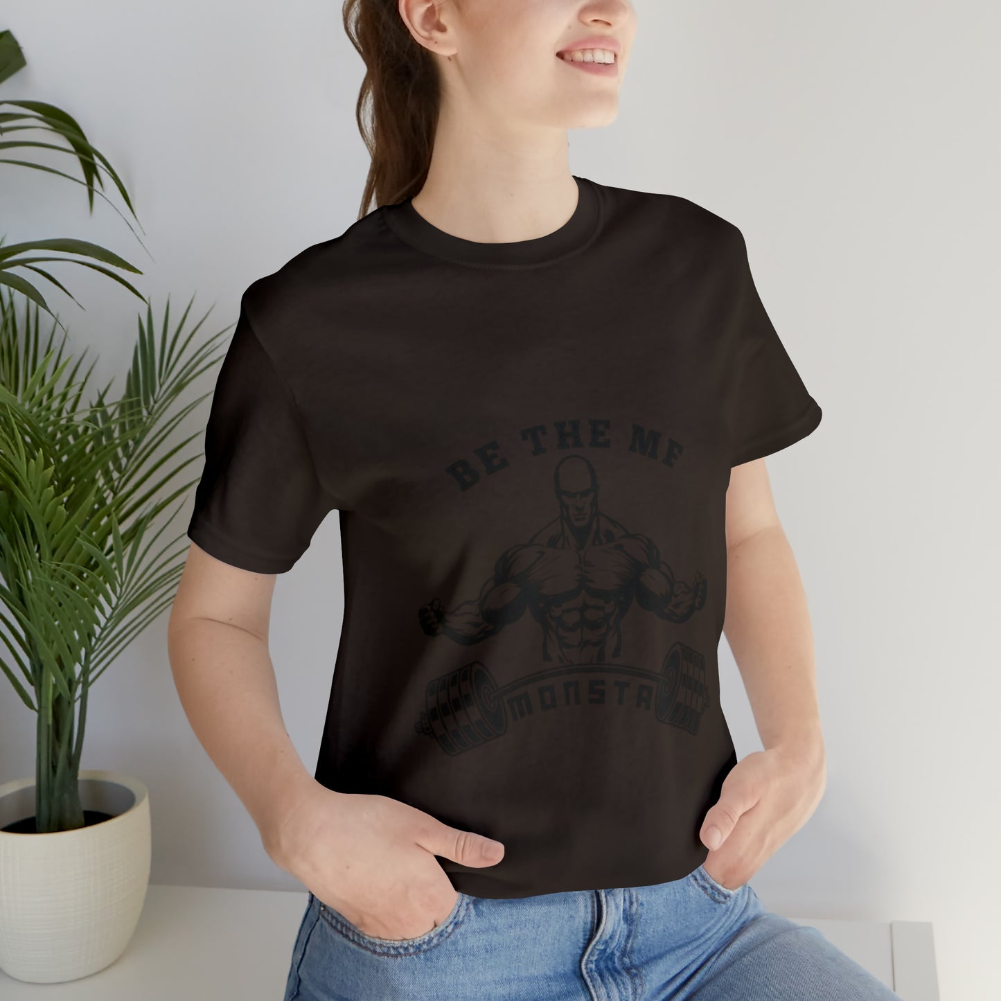 Be the MF MONSTA- Black Logo- Unisex Jersey Short Sleeve Tee