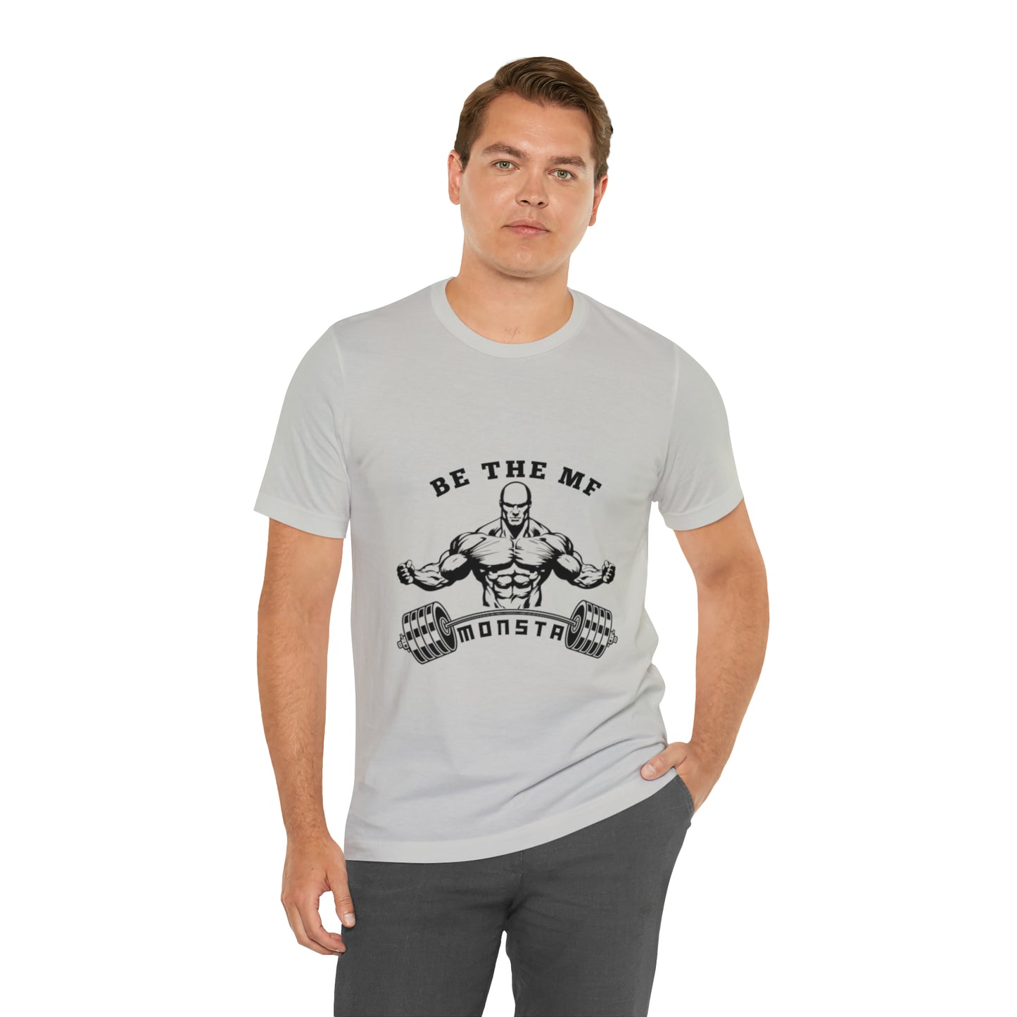 Be the MF MONSTA- Black Logo- Unisex Jersey Short Sleeve Tee