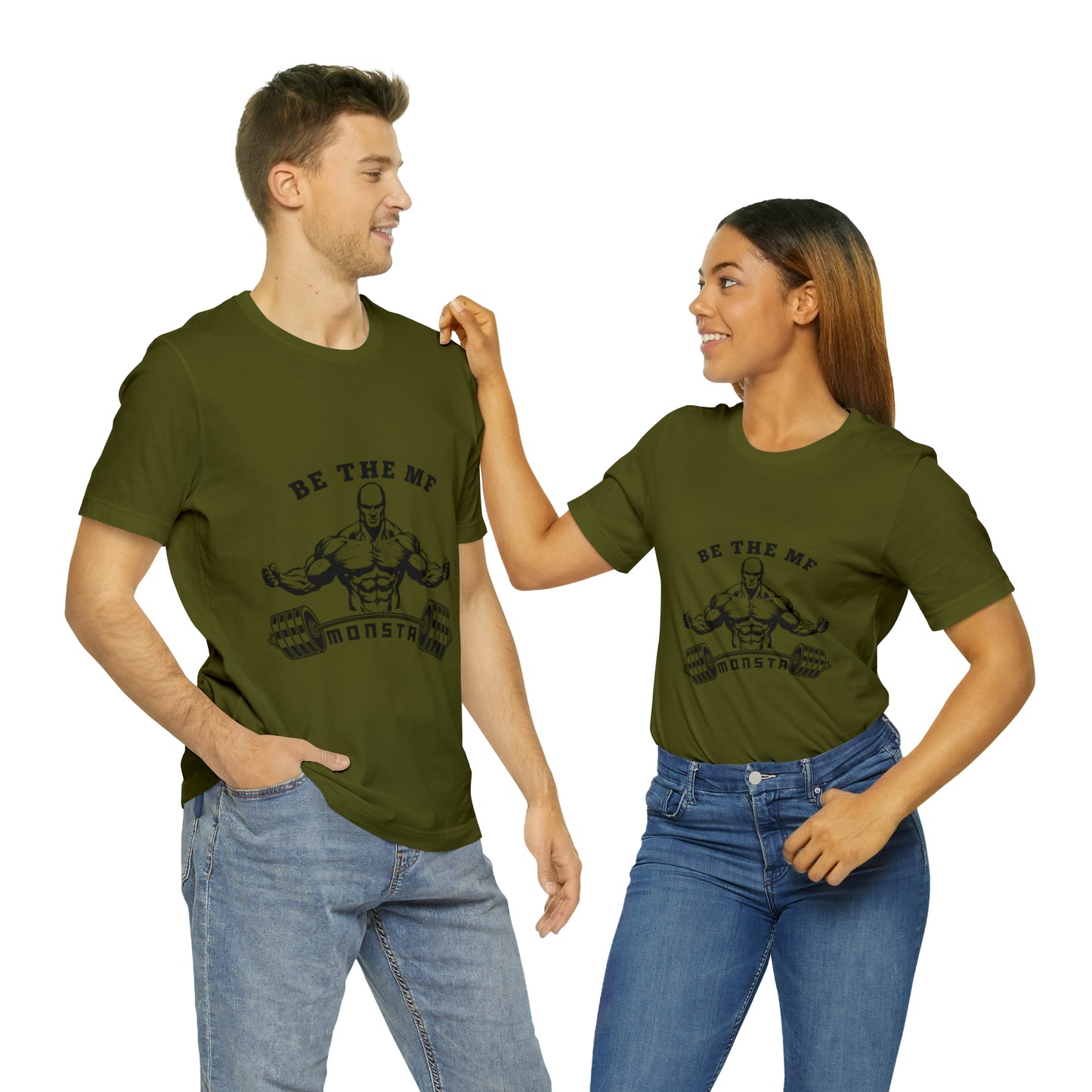 Be the MF MONSTA- Black Logo- Unisex Jersey Short Sleeve Tee