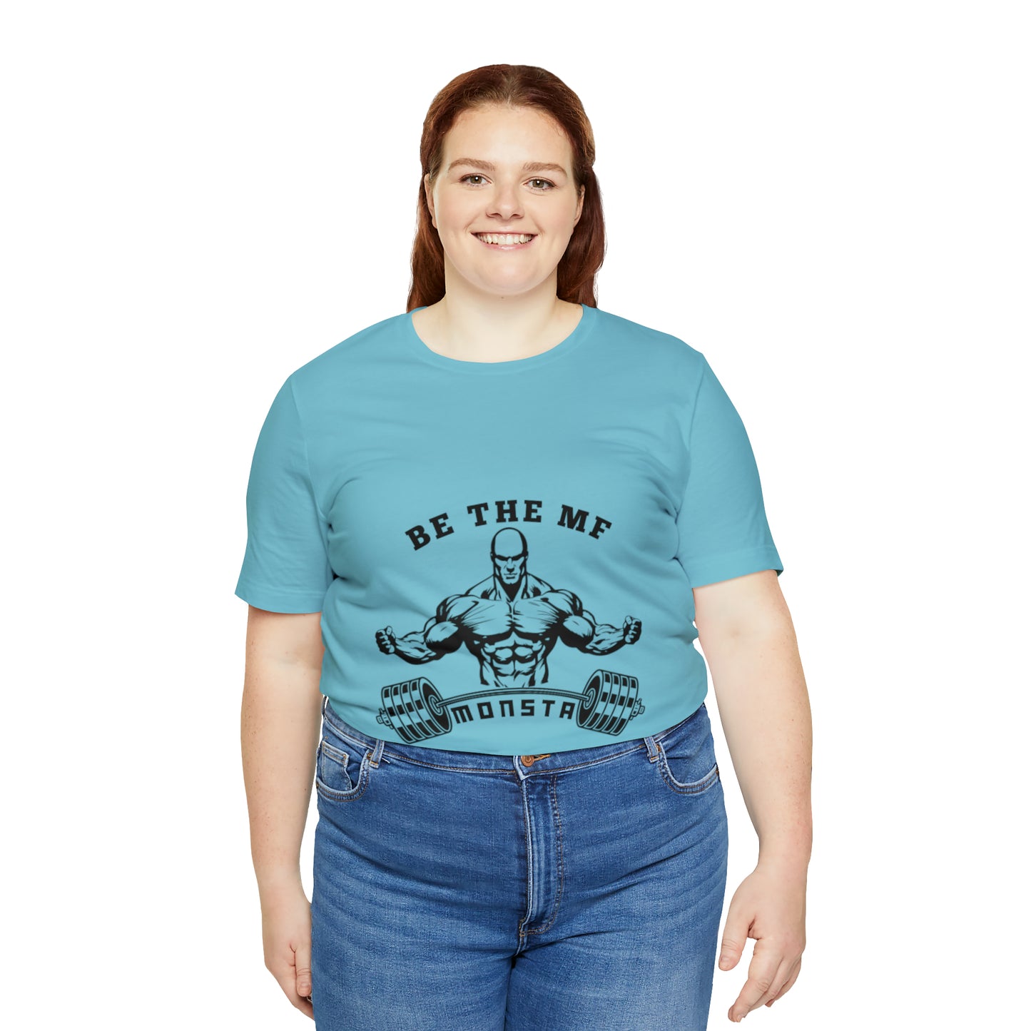 Be the MF MONSTA- Black Logo- Unisex Jersey Short Sleeve Tee