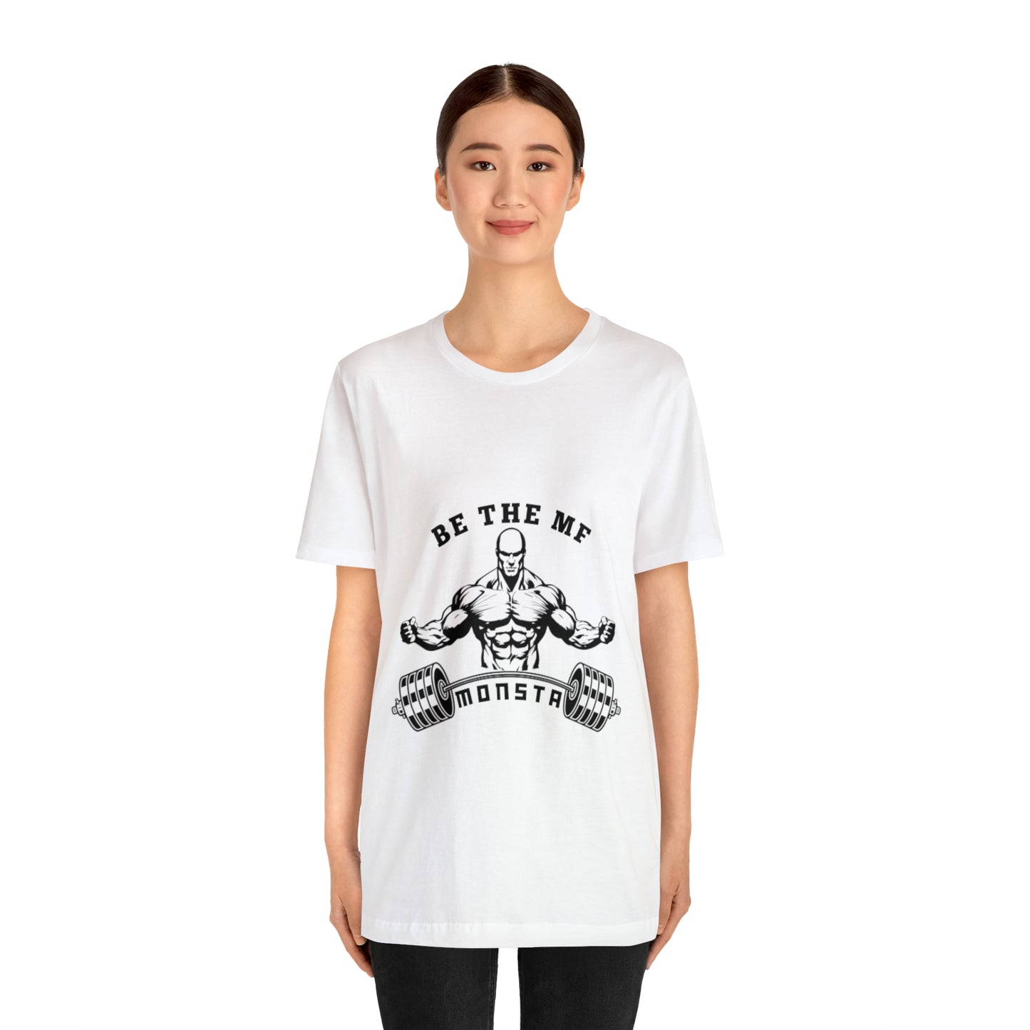 Be the MF MONSTA- Black Logo- Unisex Jersey Short Sleeve Tee