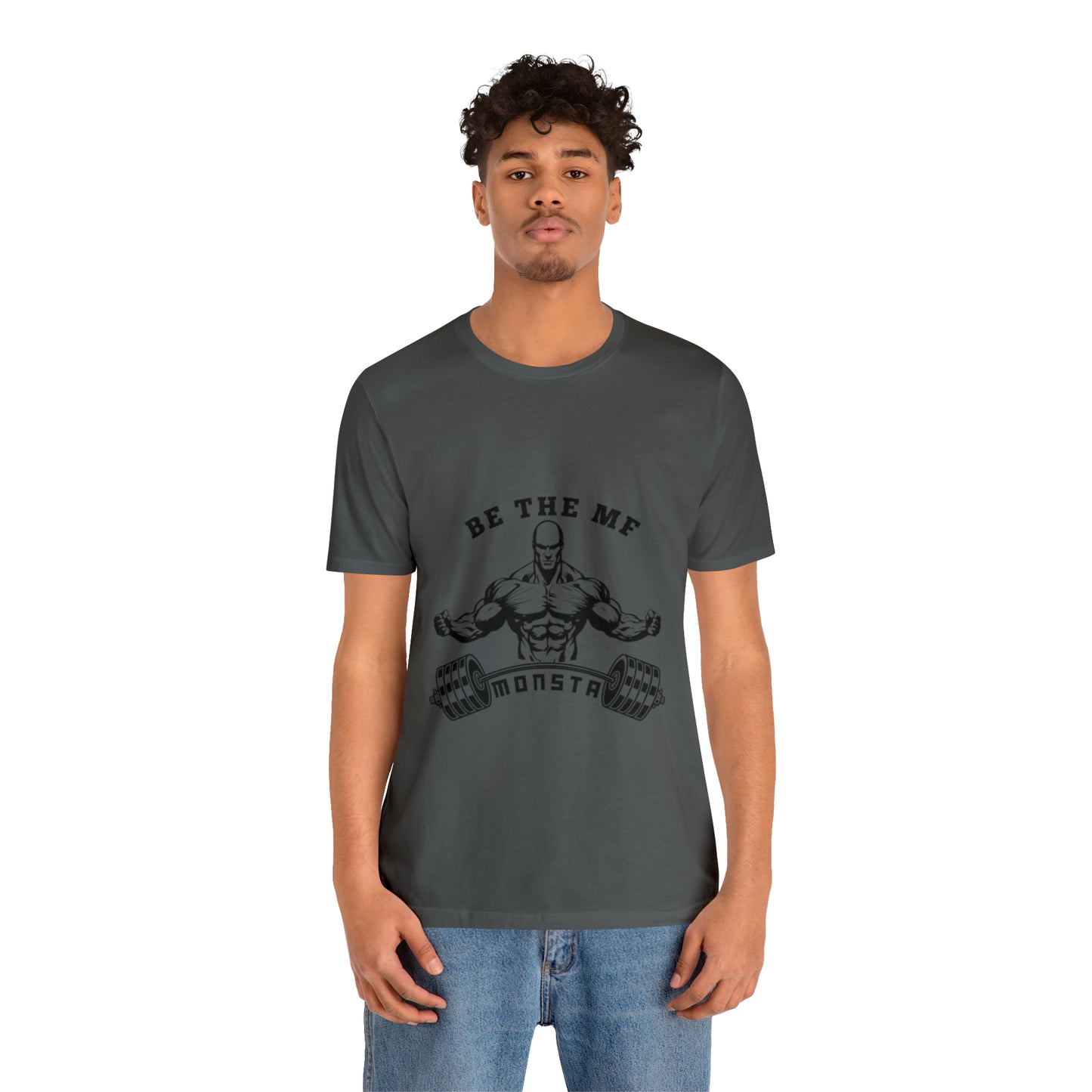 Be the MF MONSTA- Black Logo- Unisex Jersey Short Sleeve Tee
