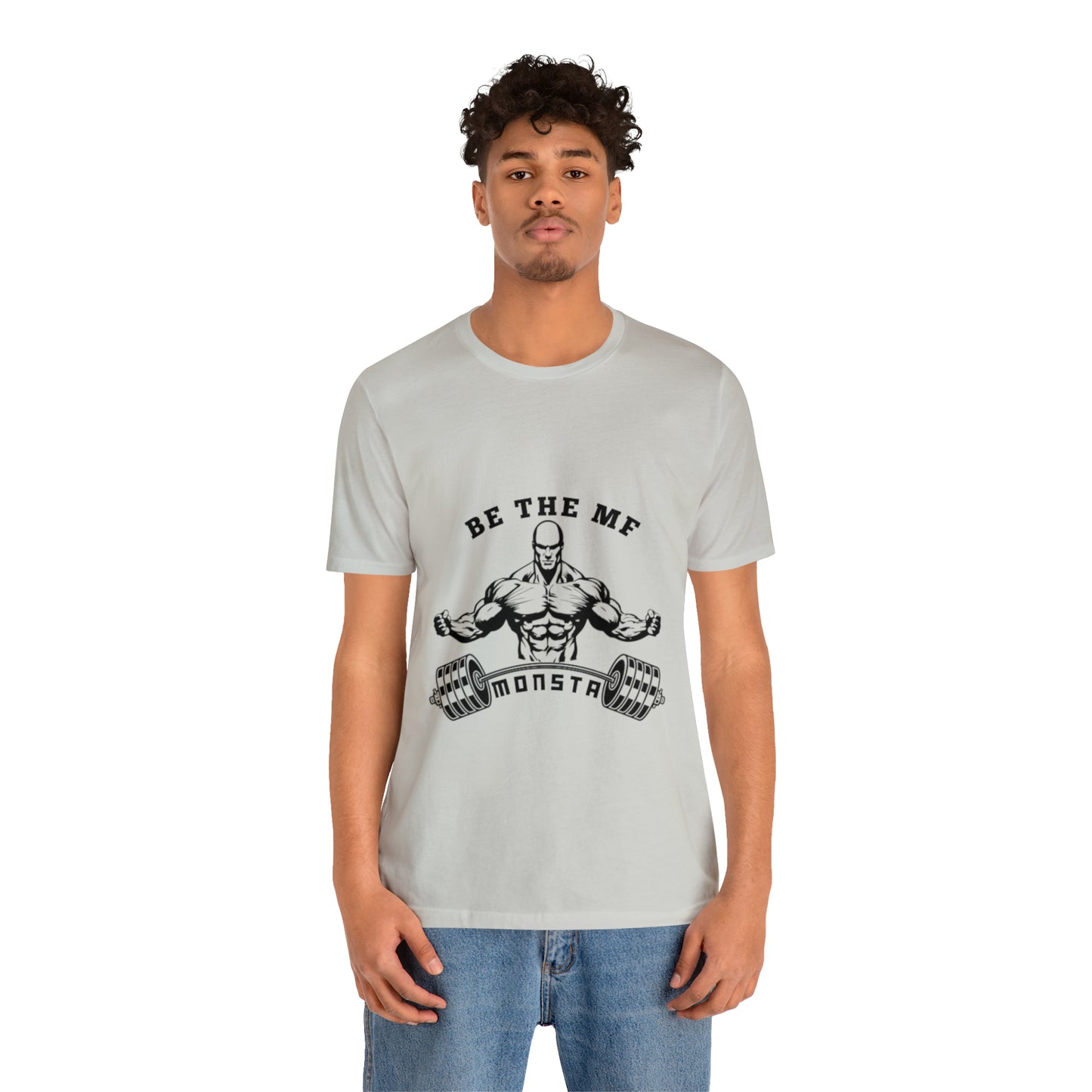 Be the MF MONSTA- Black Logo- Unisex Jersey Short Sleeve Tee