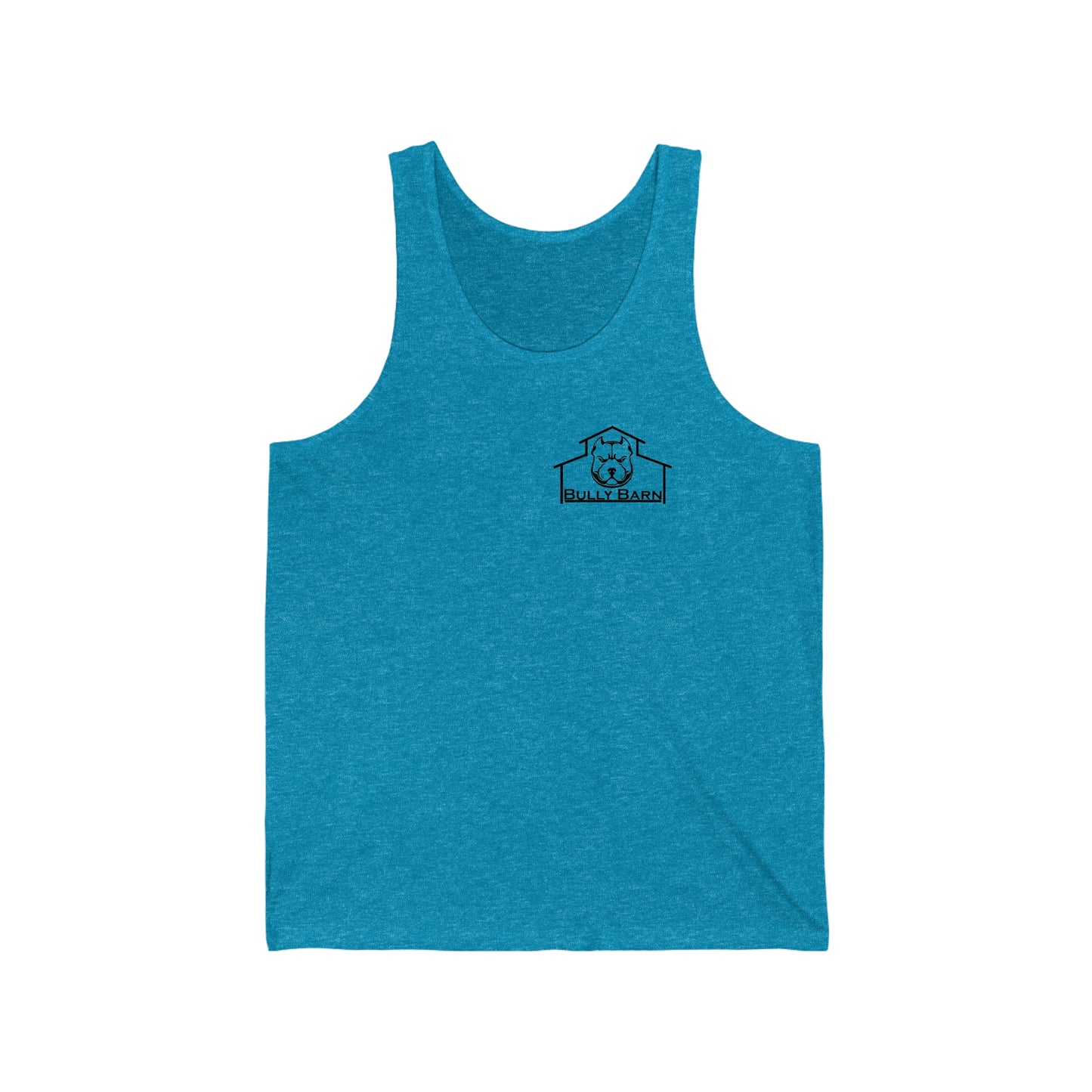 Bully Barn-black logo-Unisex Jersey Tank