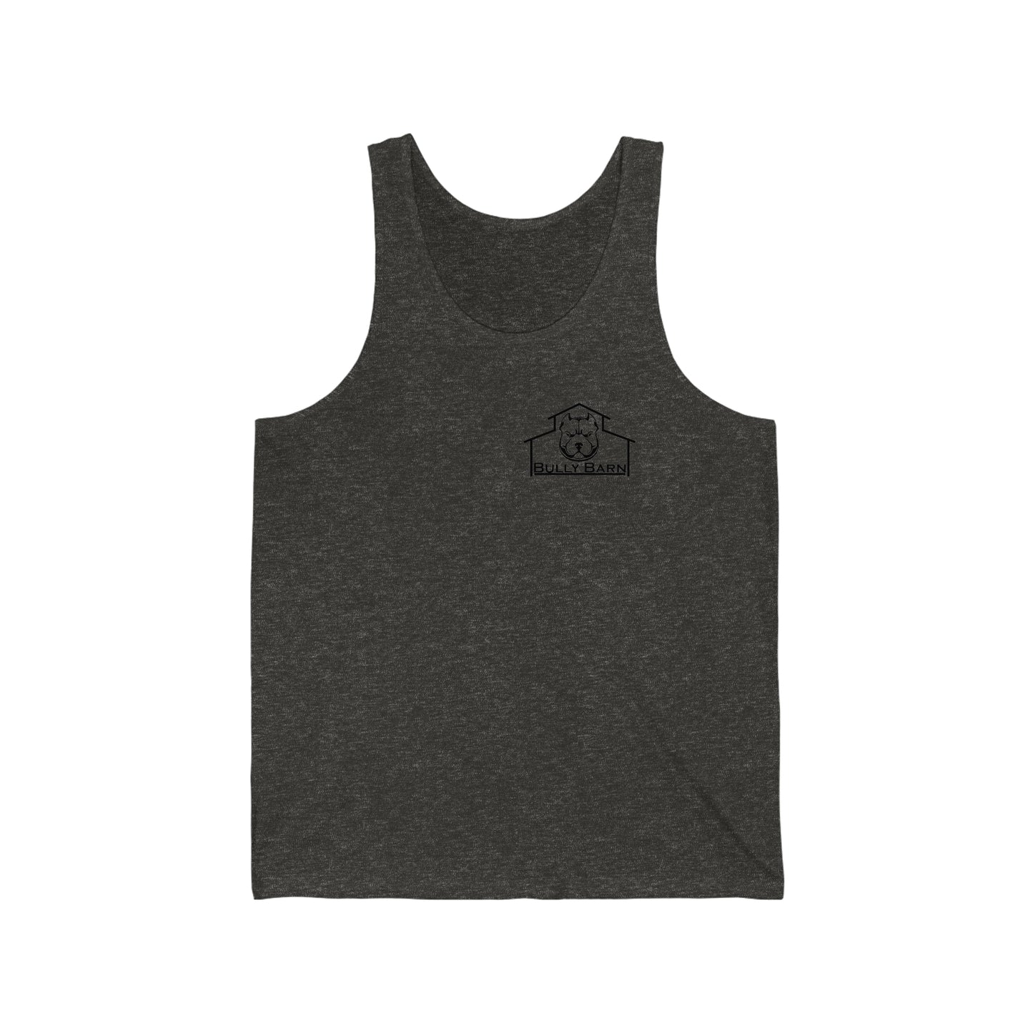 Bully Barn-black logo-Unisex Jersey Tank