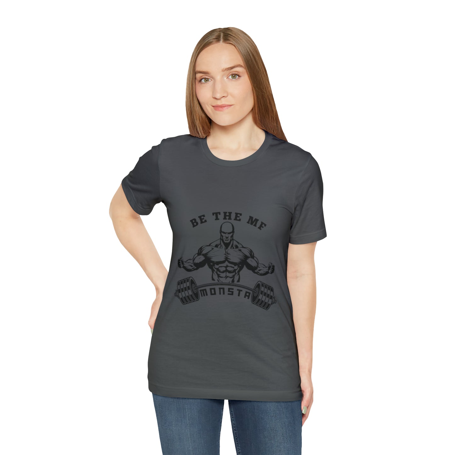 Be the MF MONSTA- Black Logo- Unisex Jersey Short Sleeve Tee