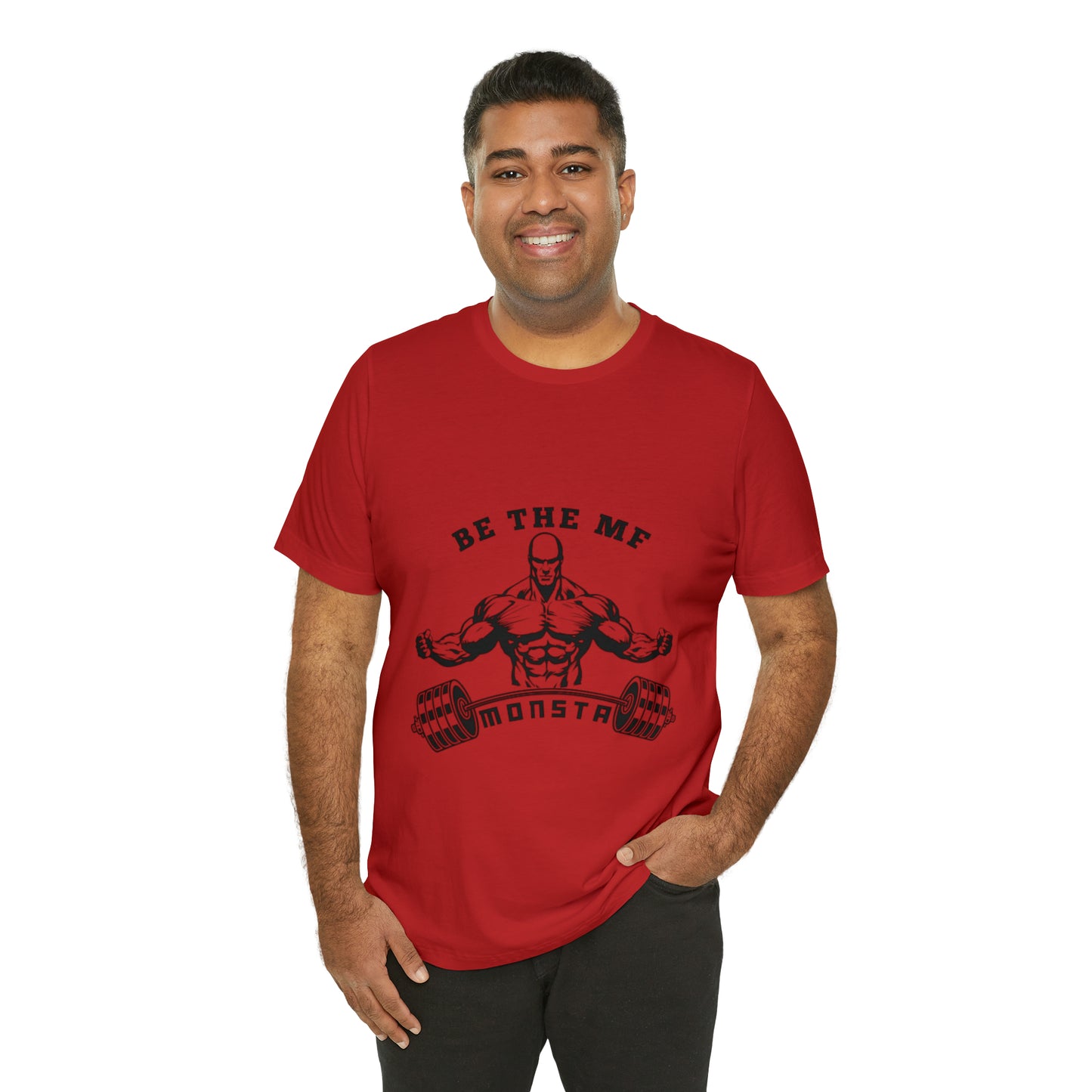 Be the MF MONSTA- Black Logo- Unisex Jersey Short Sleeve Tee