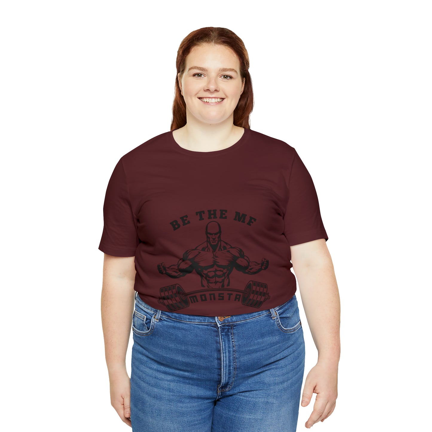 Be the MF MONSTA- Black Logo- Unisex Jersey Short Sleeve Tee