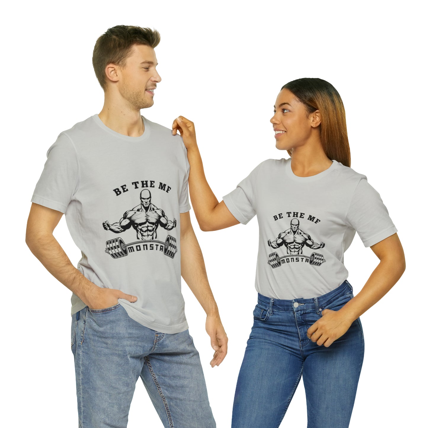 Be the MF MONSTA- Black Logo- Unisex Jersey Short Sleeve Tee