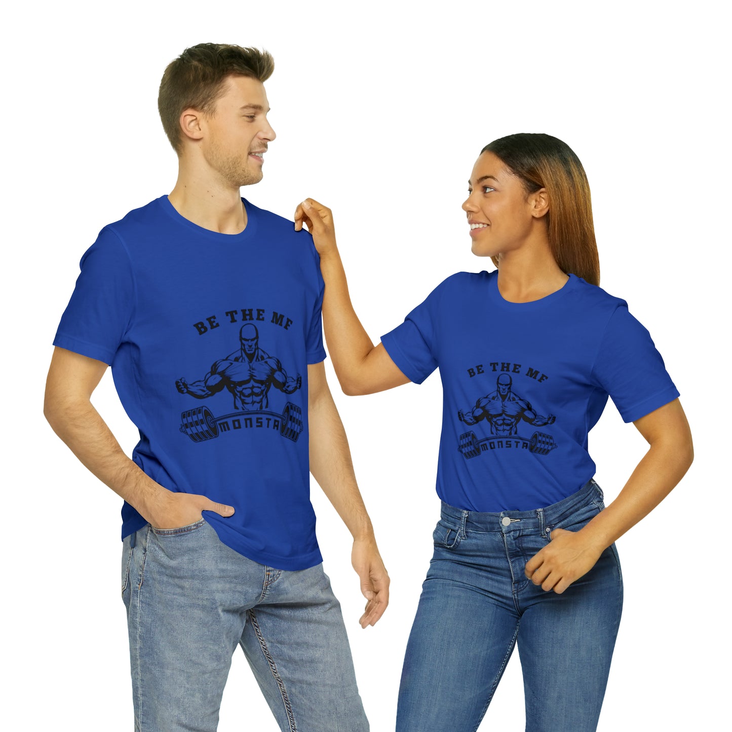 Be the MF MONSTA- Black Logo- Unisex Jersey Short Sleeve Tee