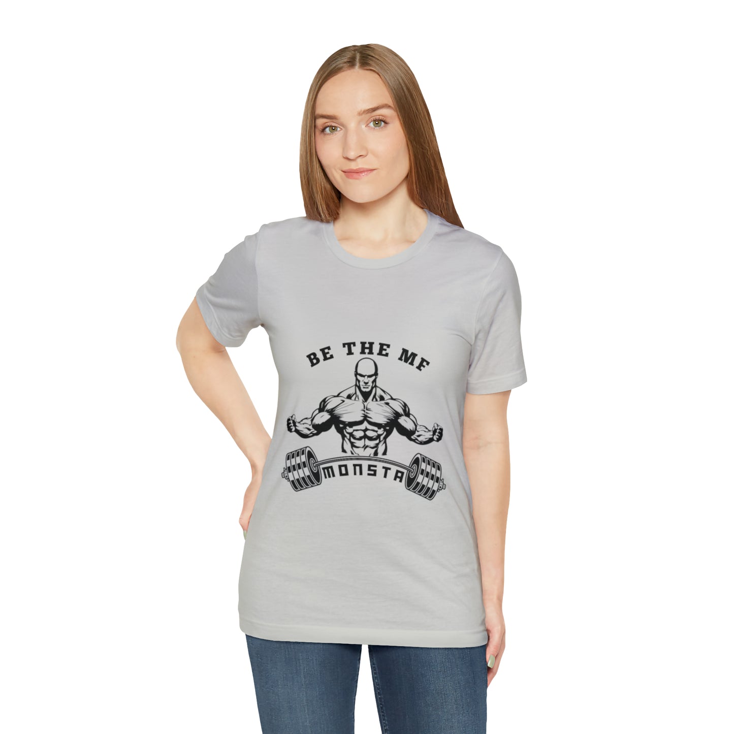 Be the MF MONSTA- Black Logo- Unisex Jersey Short Sleeve Tee