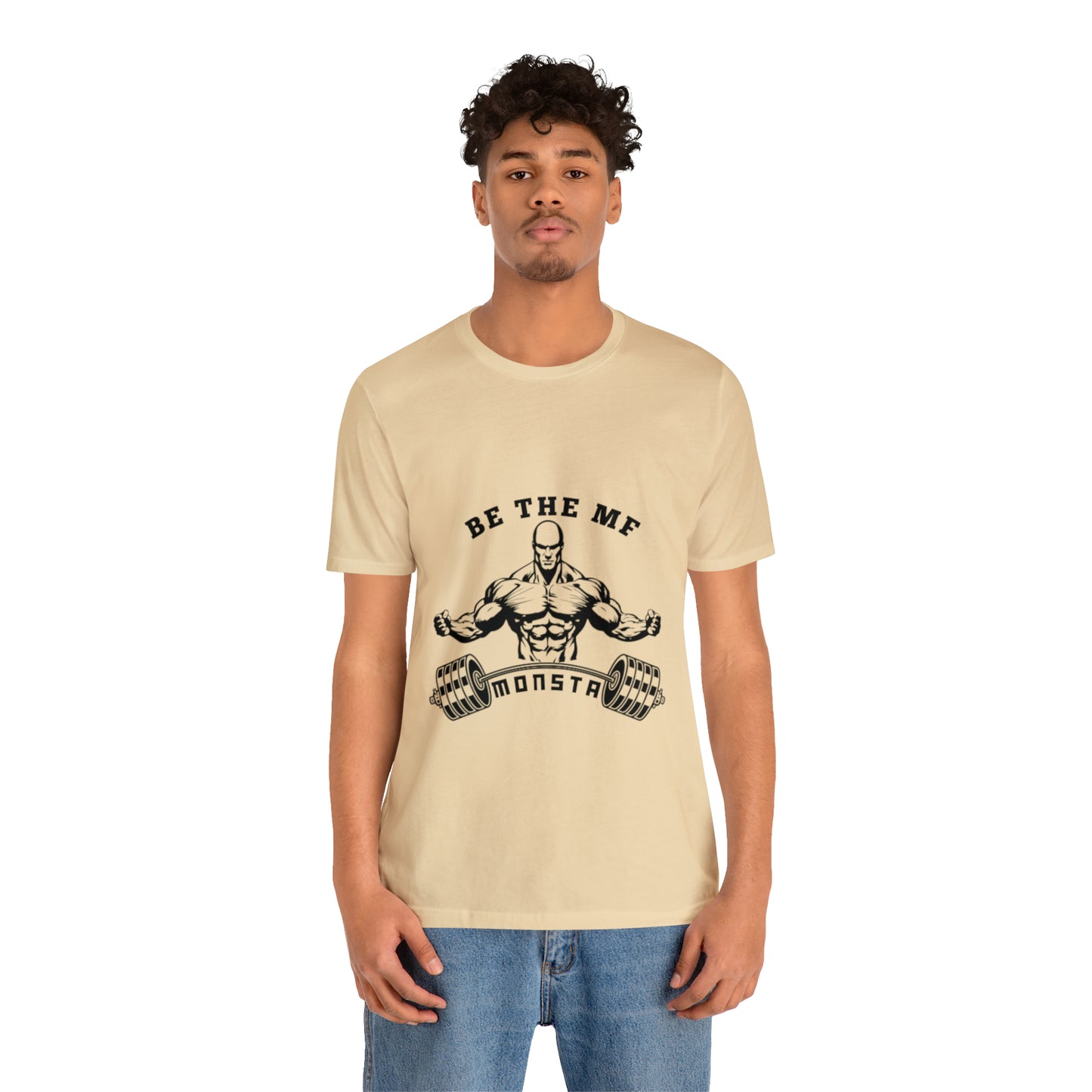 Be the MF MONSTA- Black Logo- Unisex Jersey Short Sleeve Tee