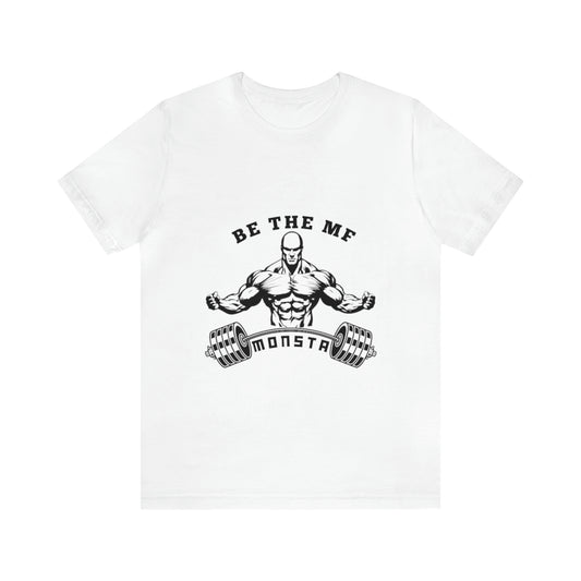 Be the MF MONSTA- Black Logo- Unisex Jersey Short Sleeve Tee