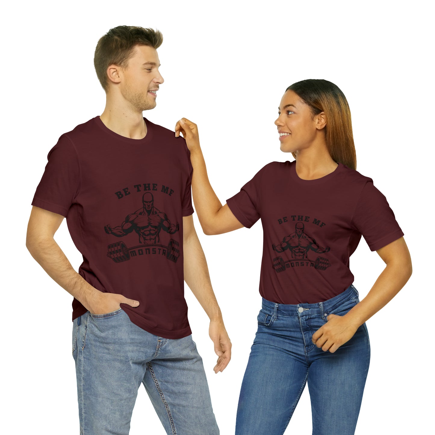 Be the MF MONSTA- Black Logo- Unisex Jersey Short Sleeve Tee