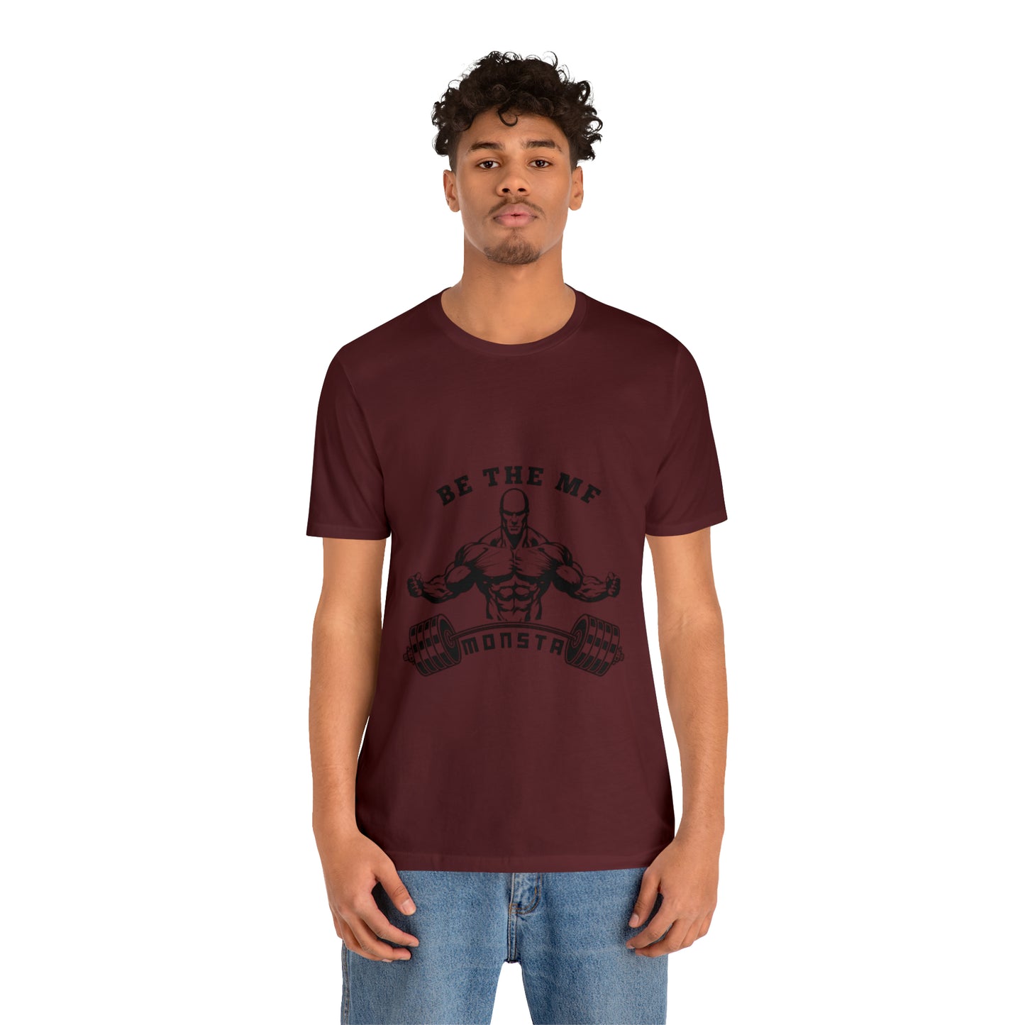 Be the MF MONSTA- Black Logo- Unisex Jersey Short Sleeve Tee