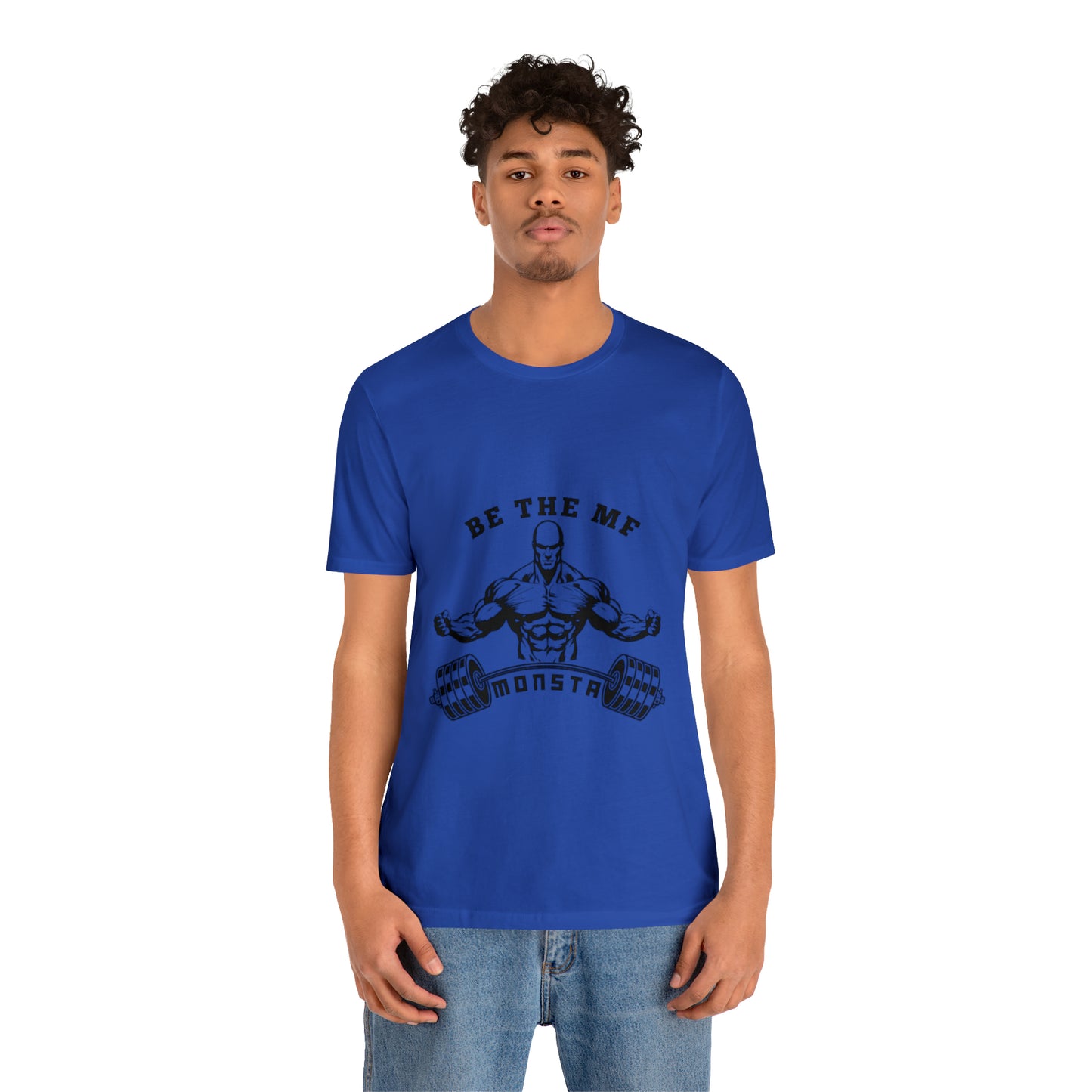 Be the MF MONSTA- Black Logo- Unisex Jersey Short Sleeve Tee