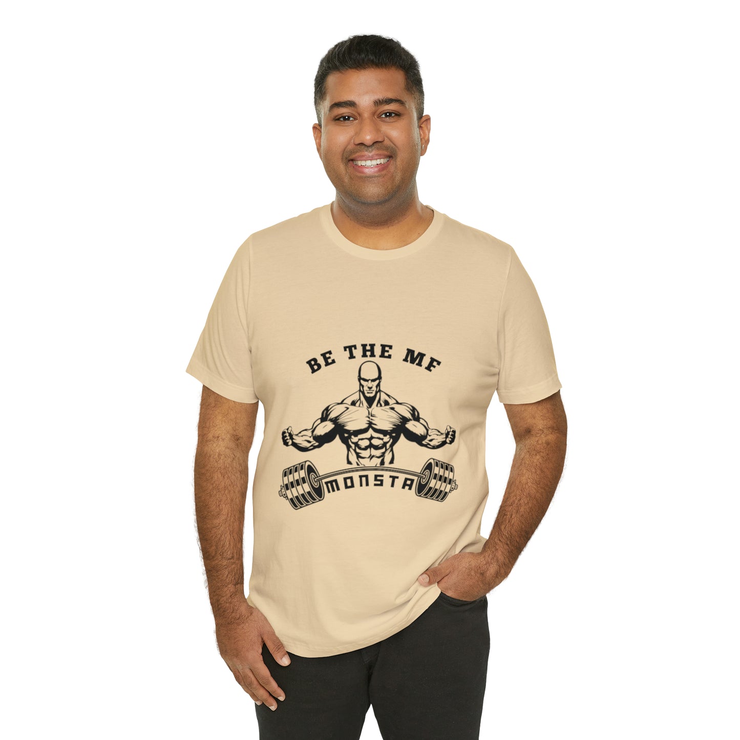 Be the MF MONSTA- Black Logo- Unisex Jersey Short Sleeve Tee