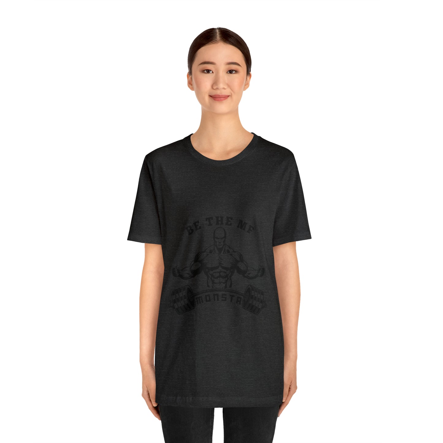 Be the MF MONSTA- Black Logo- Unisex Jersey Short Sleeve Tee