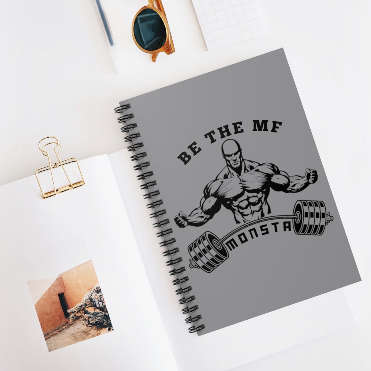 Be the MF MONSTA-Spiral Notebook - Ruled Line