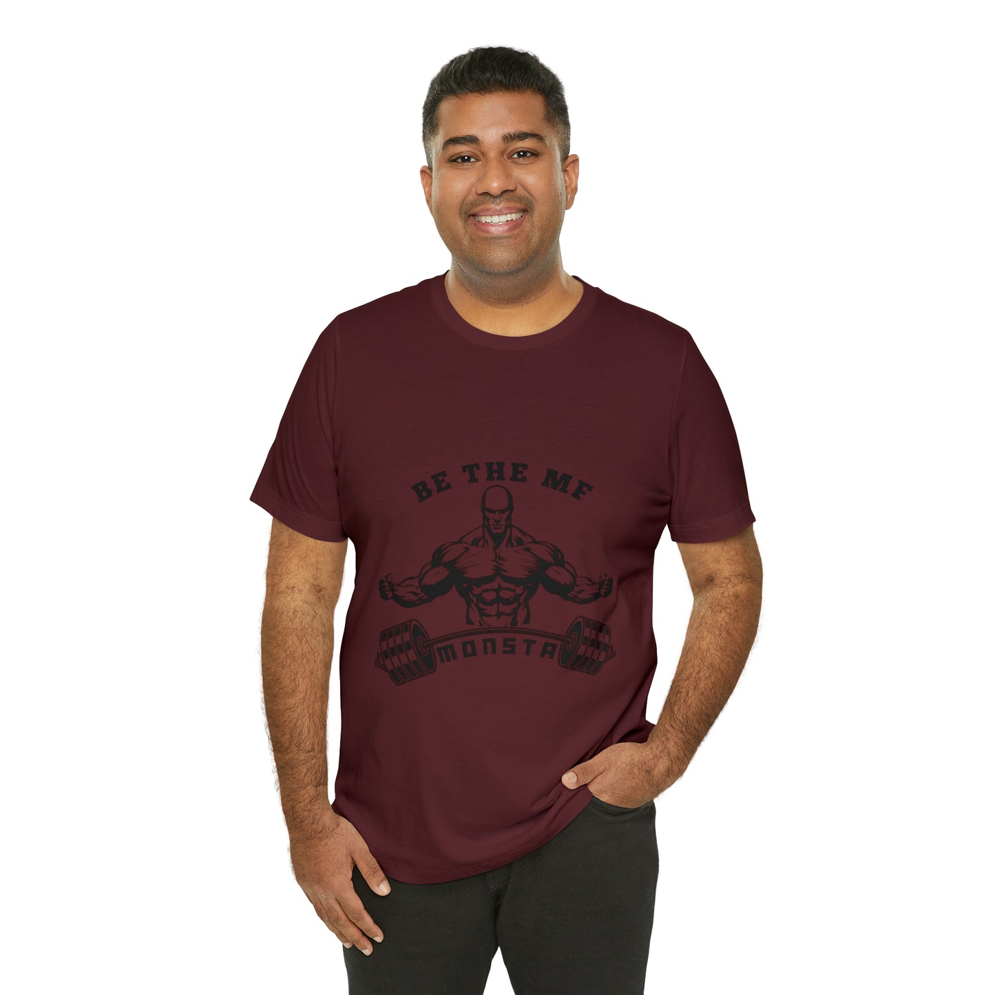 Be the MF MONSTA- Black Logo- Unisex Jersey Short Sleeve Tee