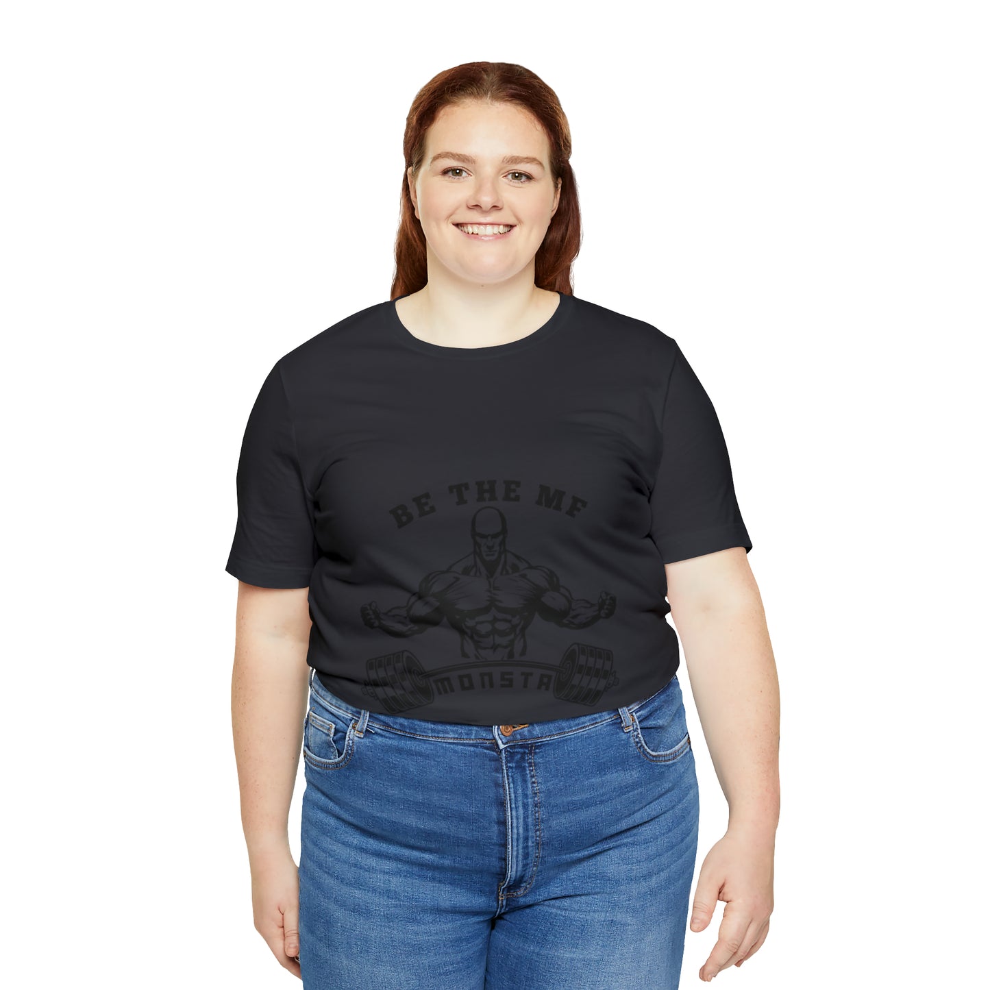 Be the MF MONSTA- Black Logo- Unisex Jersey Short Sleeve Tee