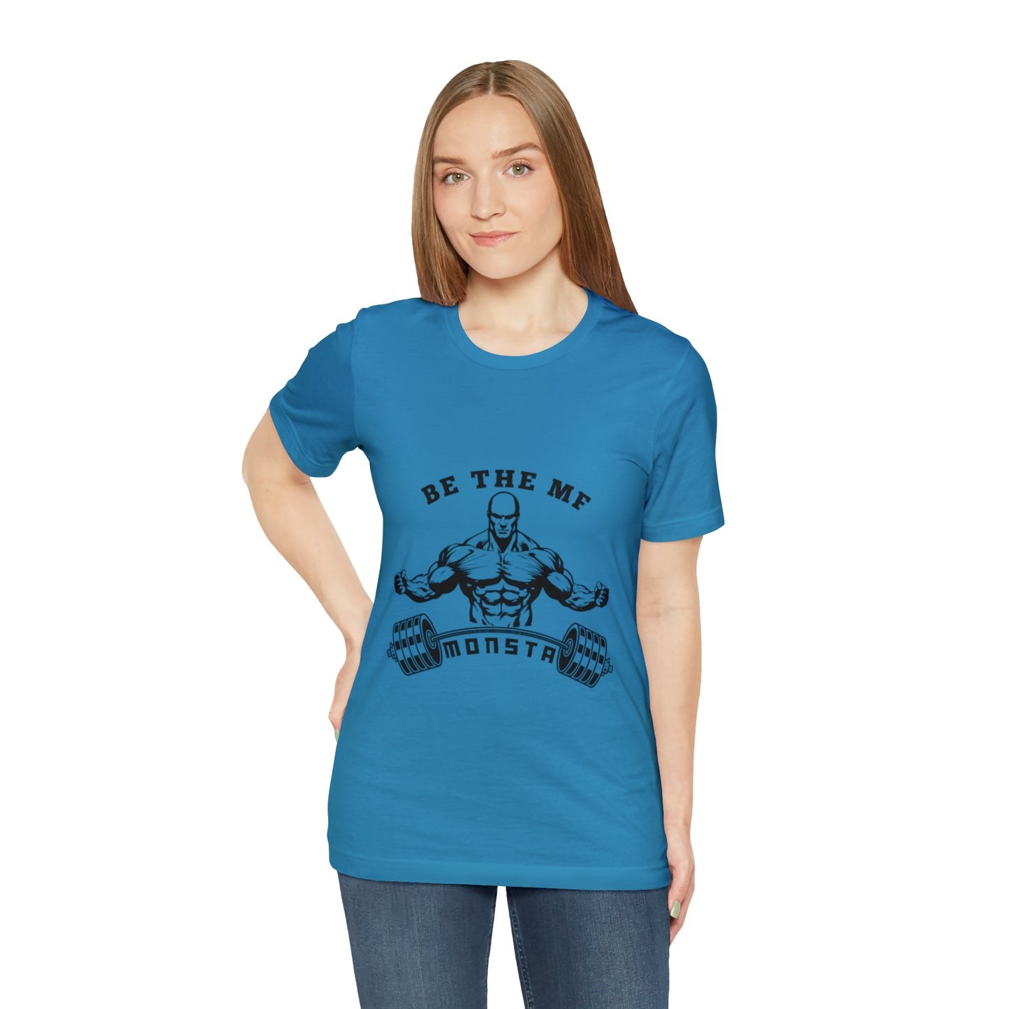 Be the MF MONSTA- Black Logo- Unisex Jersey Short Sleeve Tee