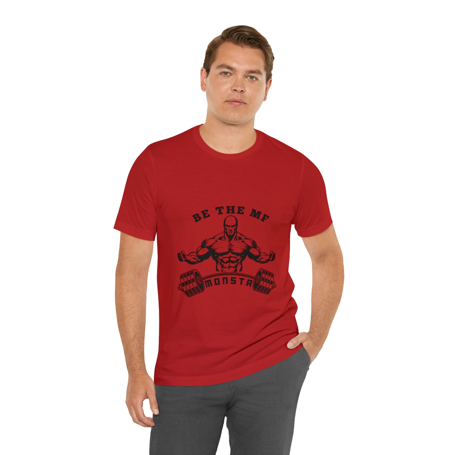 Be the MF MONSTA- Black Logo- Unisex Jersey Short Sleeve Tee