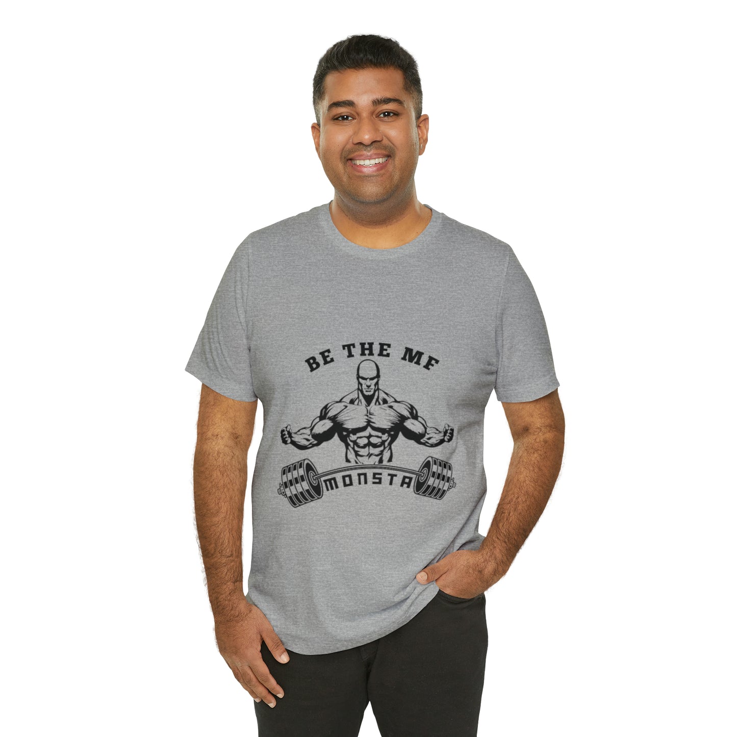 Be the MF MONSTA- Black Logo- Unisex Jersey Short Sleeve Tee
