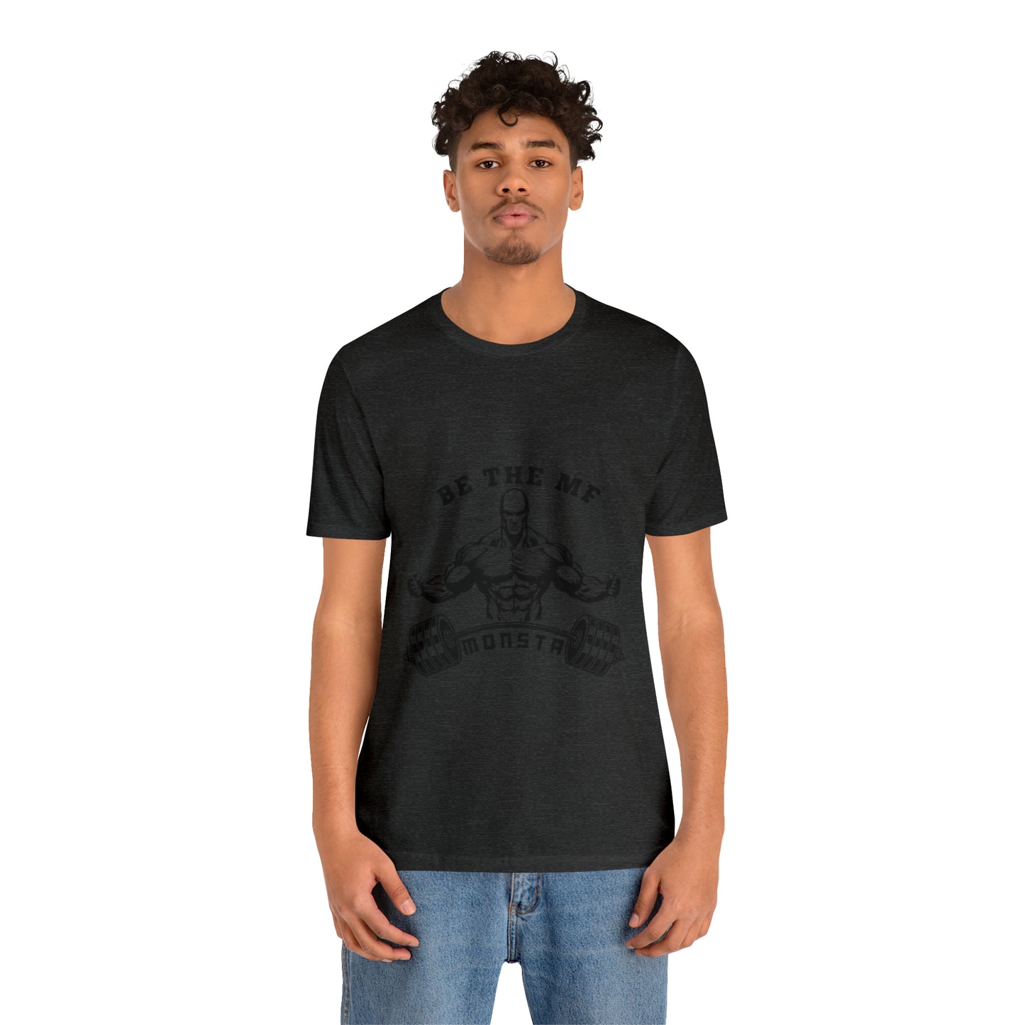 Be the MF MONSTA- Black Logo- Unisex Jersey Short Sleeve Tee