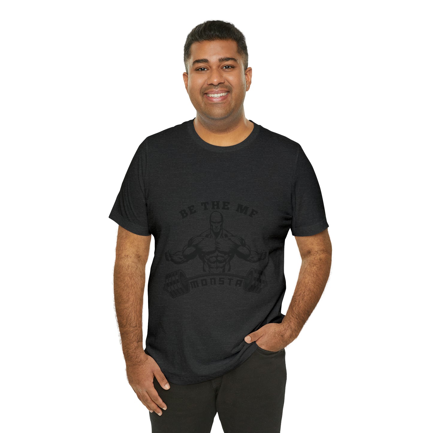 Be the MF MONSTA- Black Logo- Unisex Jersey Short Sleeve Tee