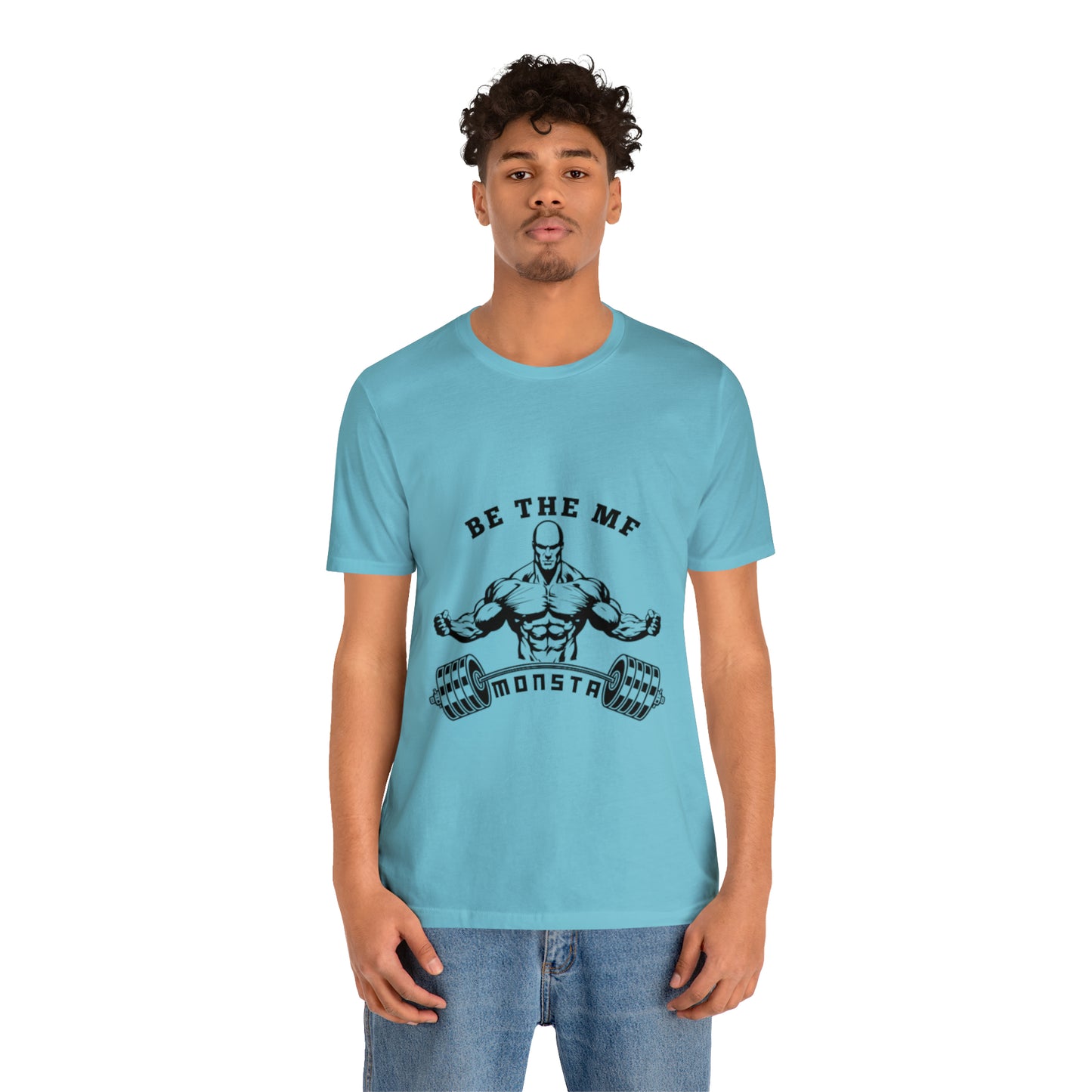 Be the MF MONSTA- Black Logo- Unisex Jersey Short Sleeve Tee