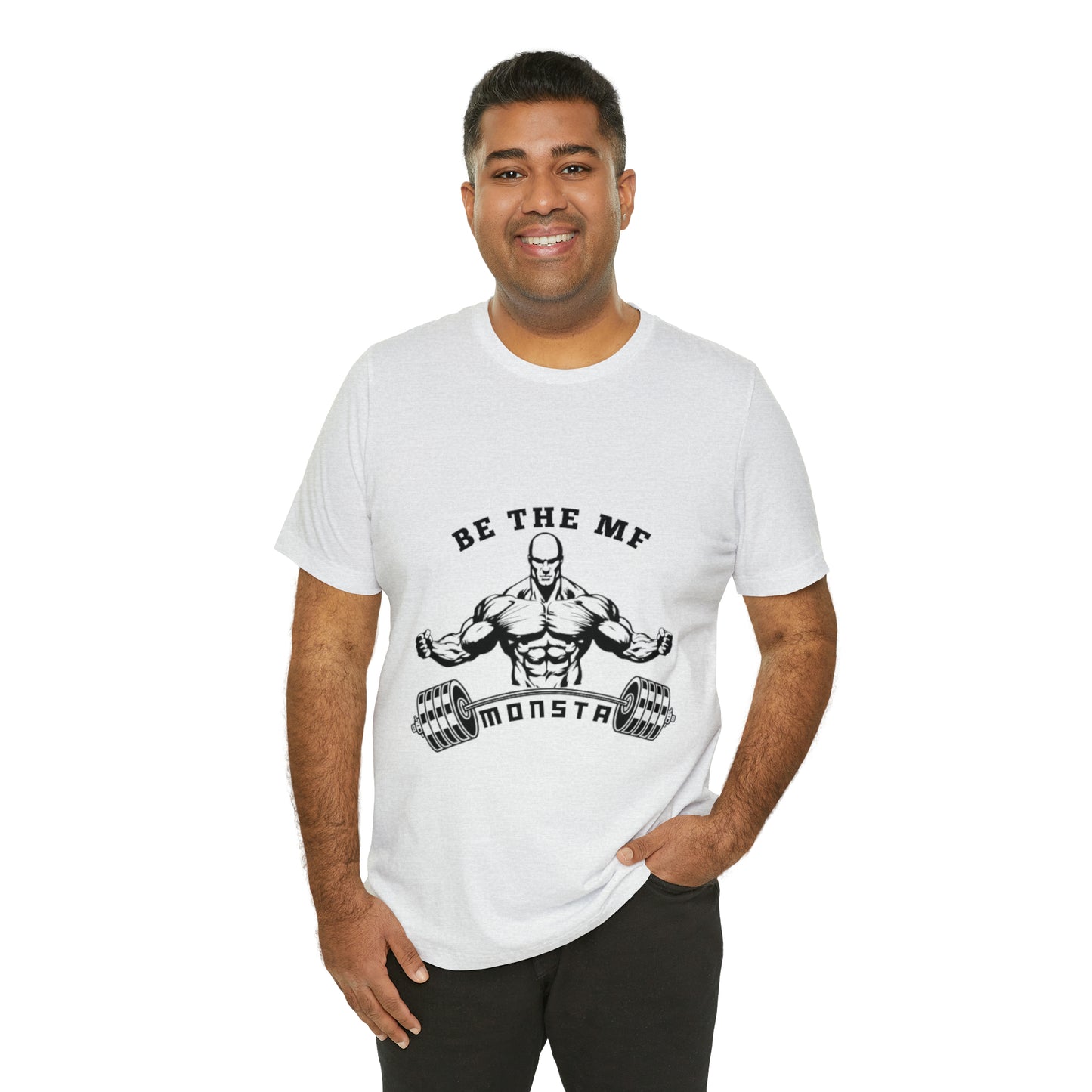 Be the MF MONSTA- Black Logo- Unisex Jersey Short Sleeve Tee