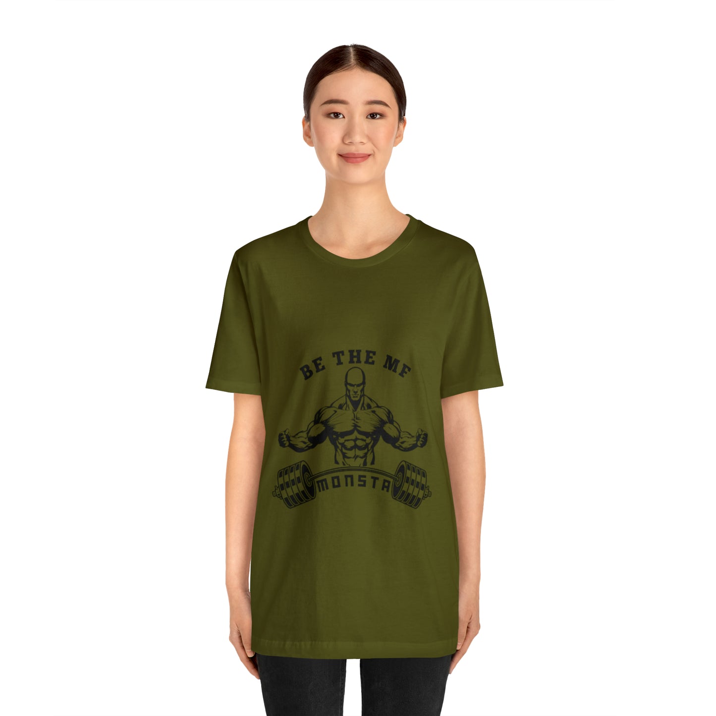 Be the MF MONSTA- Black Logo- Unisex Jersey Short Sleeve Tee