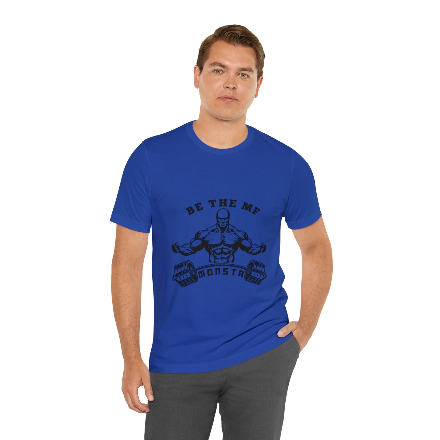 Be the MF MONSTA- Black Logo- Unisex Jersey Short Sleeve Tee