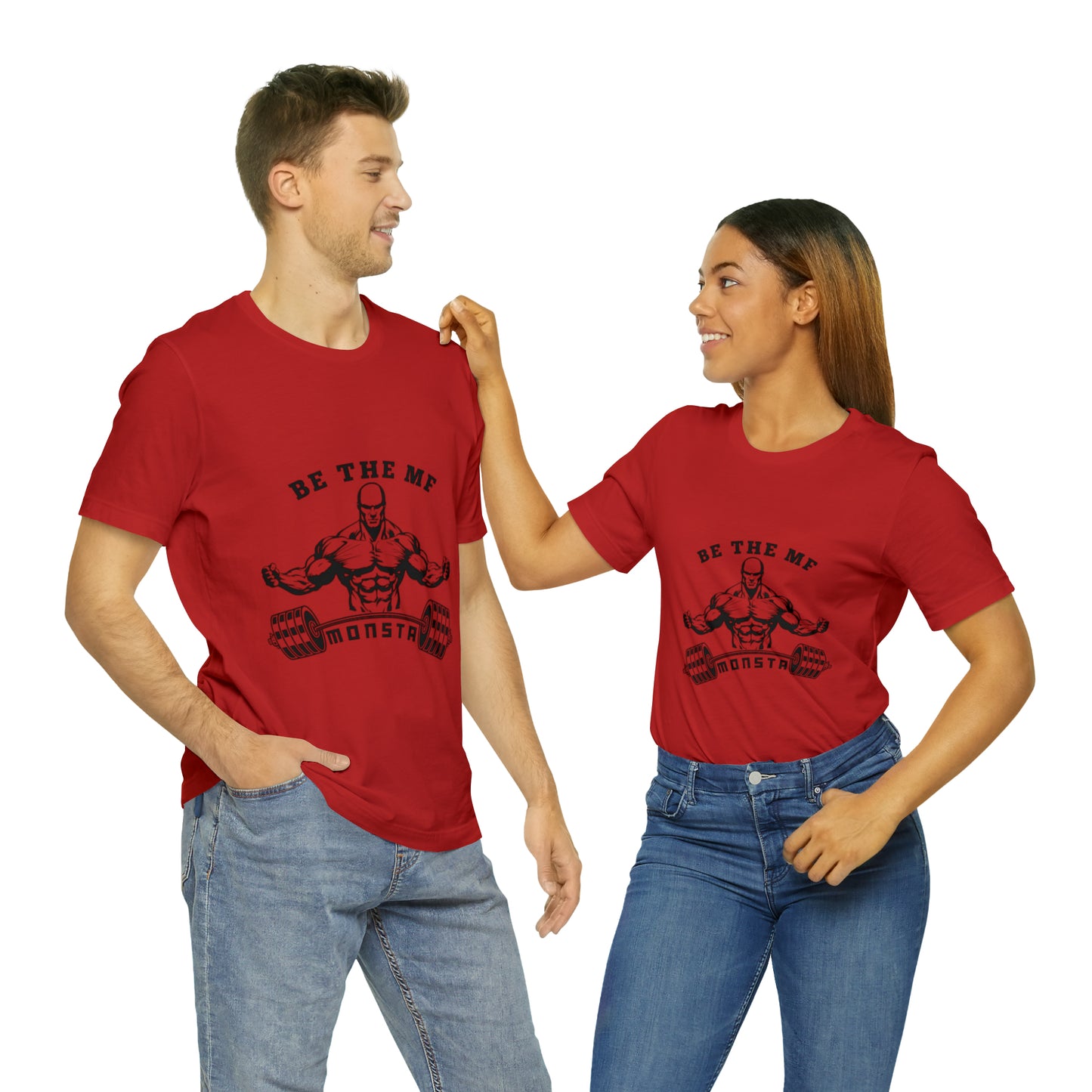 Be the MF MONSTA- Black Logo- Unisex Jersey Short Sleeve Tee