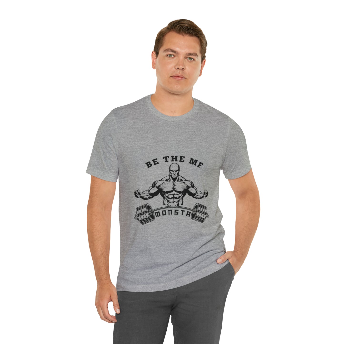 Be the MF MONSTA- Black Logo- Unisex Jersey Short Sleeve Tee