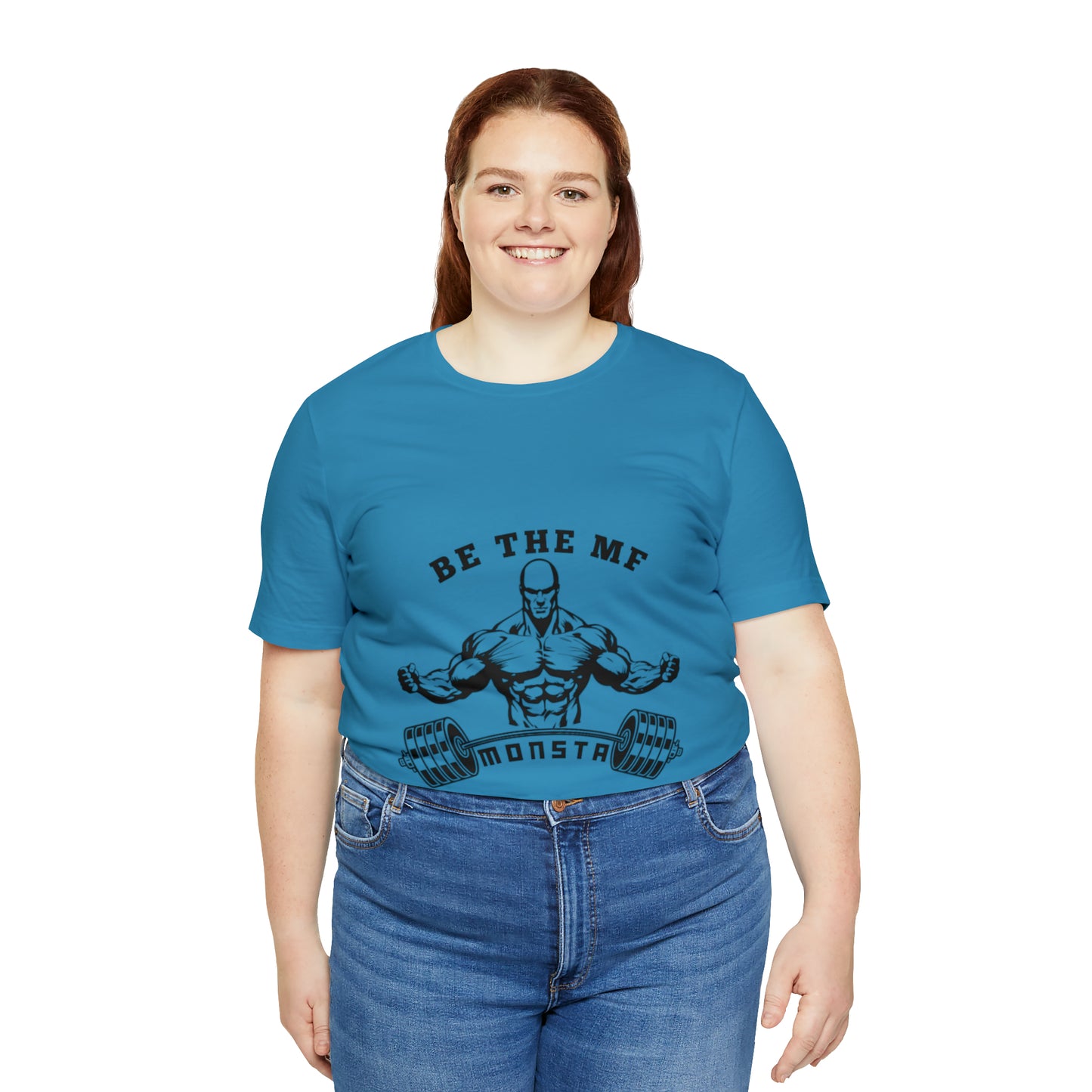 Be the MF MONSTA- Black Logo- Unisex Jersey Short Sleeve Tee